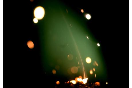 金属粉末燃烧观测