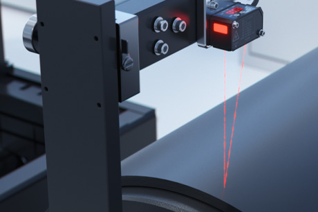 隔膜放卷余料厚度检测
