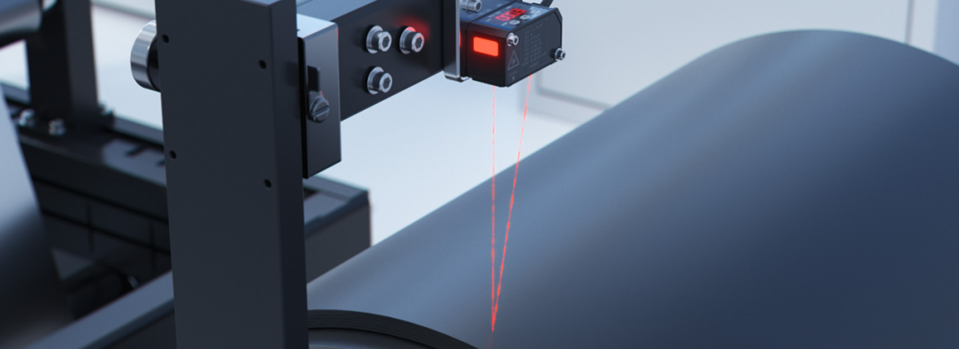 隔膜放卷余料厚度检测