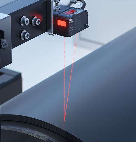 隔膜放卷余料的精准检测