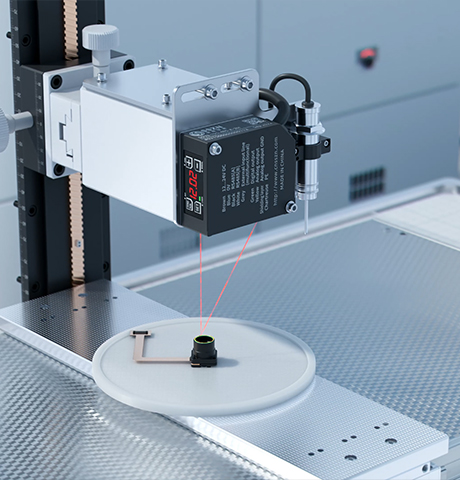 车载摄像头点胶引导