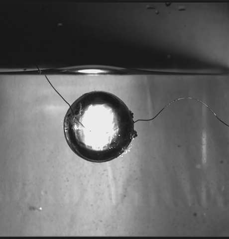 水下放电产生的空化现象观测