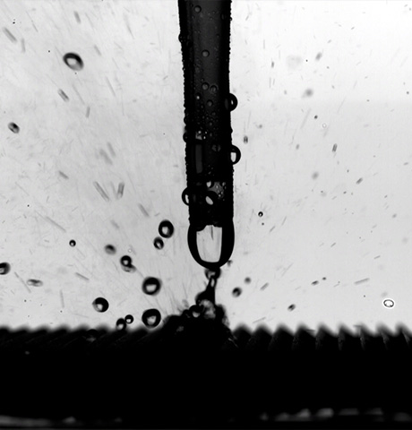 超疏水材料表面液滴蒸发观测